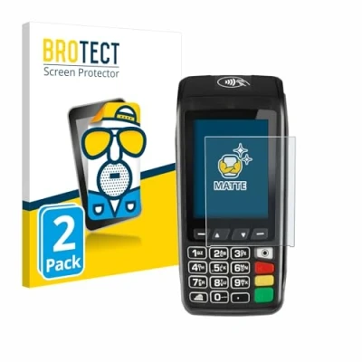Abbildung von BROTECT Entspiegelungs Schutzfolie für ingenico Move/3500 (2 Stück) Matte Displayschutz Folie, Anti Reflex, Fingerprint
