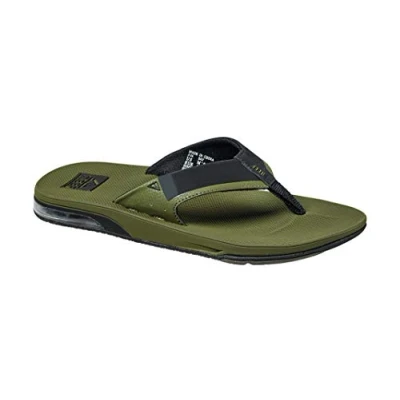 Abbildung von Reef Fanning LOW Zehentrenner, Herren, Größe: 47, Olive Soft synthetic
