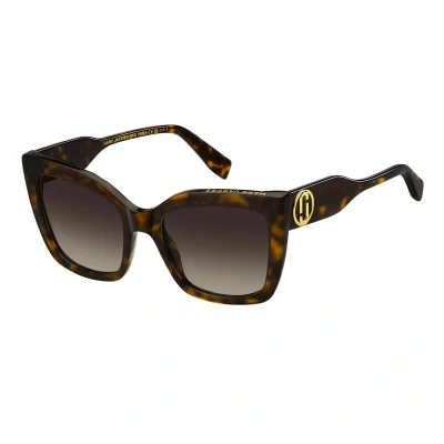 Abbildung von MARC Jacobs Damen 811/S 086/HA Gläser SONNENBRILLEN Acetat Havanna Braun Quadratisch Normal Schattiert