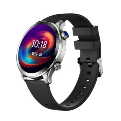 Abbildung von RIVERSONG smartwatch Herren, Damen, Sportband Motive 9 Pro, Amoled 1,43&quot;, 466 x px, Bluetooth, Musiksteuerung, Schrittzähler etc. IP68, 100 Sport modi, Grau