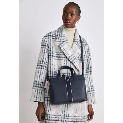 Abbildung von Tommy Hilfiger Legacy Satchel Handtasche, Damen, Größe: One Size, Space blue