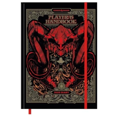 Abbildung von Pyramid Dungeons &amp; Dragons 2025 A5 Diary,14,8x21cm, Fantasy Rollenspiel, Abenteuer Planer für Büro Schule