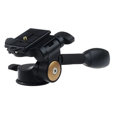 Abbildung von zctl 360 Metall Kamera Stativ Kugelkopf Heavy Duty mit Schnellwechselplatte 1/4 3/8 Schraube Max. Traglast 20 kg für Canon Nikon Sony und mehr DSLR Camcorder Stative Einbeinstative
