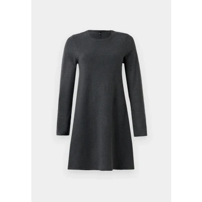 Abbildung von ONLY Onlamalio LIFE Oneck Strickkleid, Damen, Größe: XS, Dark grey