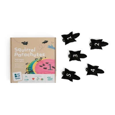 Abbildung von BS Toys Squirl Parachutes Spielzeug für Kinder, Größe: One Size, Multi coloured