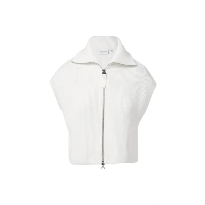 Abbildung von comma casual identity MIT ZWEI WEGE Reissverschluss Strickjacke, Damen, Größe: 36, Weiß