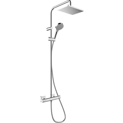 Abbildung von hansgrohe Duschsystem, (Komplett Set), 23cm, mit Thermostat
