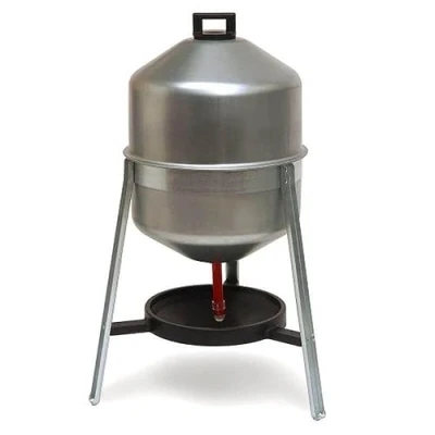Abbildung von GarPet Wasserspender 30 L Metall Automatische Geflügel Wasser Siphon Hühner Vorrats Tränke