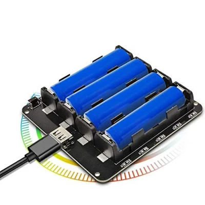 Abbildung von diymore Battery Shield V9 5V/3A 3V/1A Erweiterungskarte mit Micro USB Typ C kompatibel ESP32 WLAN