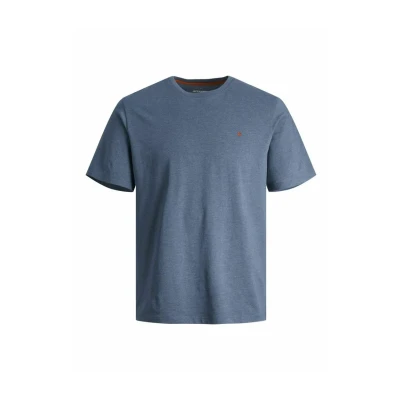 Abbildung von Jack &amp; Jones PLUS SIZE Einfarbig Tshirt basic, Herren, Größe: 2XL, Denim blue