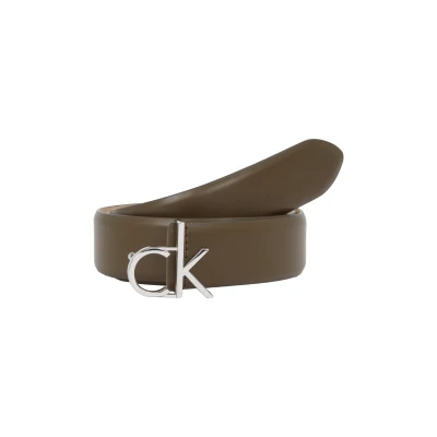 Abbildung von Calvin Klein Buckle BELT Gürtel, Damen, Größe: 75, Nuthatch