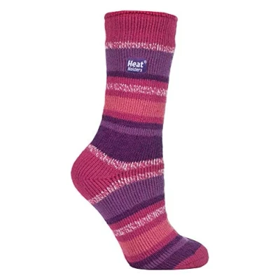 Abbildung von HEAT HOLDERS Damen Winter Extra Warm Thermosocken/Kuschelsocken für Geschenk (37 42 EU, Fantasia Rosa)