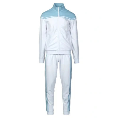 Abbildung von Sergio Tacchini NEW Young LINE Trainingsanzug, Herren, Größe: XXL, White blue bell