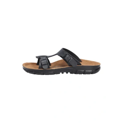 Abbildung von Birkenstock Tieffussbett Pantolette flach, Damen, Größe: 39, Schwarz Schuhe