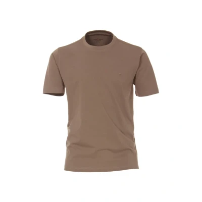 Abbildung von Casamoda Tshirt basic, Herren, Größe: 5XL, Hellbraun