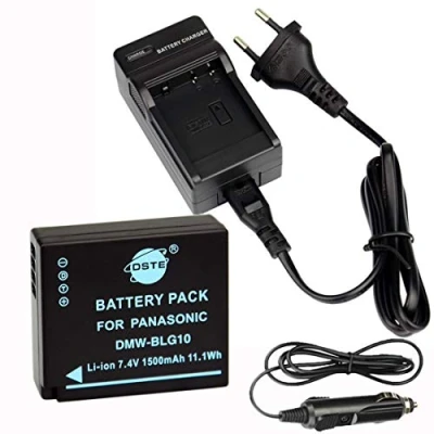Abbildung von DSTE® Ersatz Batterie und DC120E Reise Ladegerät Compatible für Panasonic DMW BLG10 LUMIX DMC GF3 GF5 GF6 GX7 LX100 Kamera