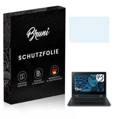 Abbildung von Bruni Schutzfolie kompatibel mit Acer TravelMate Spin B3 Folie, glasklare Displayschutzfolie (2X)
