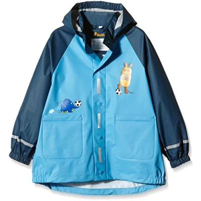 Abbildung von Playshoes DIE MAUS Regenjacke / wasserabweisende Jacke für Kinder, Größe: 104, Dark blue