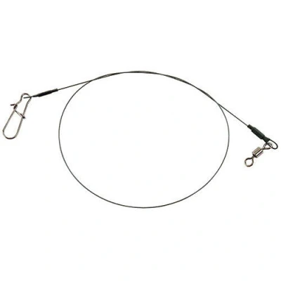 Abbildung von Fox Rage Strike Point 7 Strand Titanium Leader 50cm 23kg/50lb (2 st) Raubfisch Vorfächer