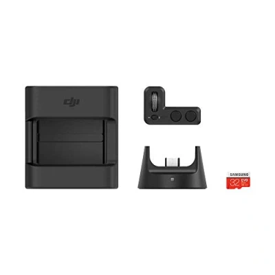 Abbildung von DJI Osmo Pocket Expansion Kit with 1 Wheel Controller, Wireless Module, Accessory Mount, Samsung 32 GB microSD Card 4 Accessories, Portable and Versatile, Precise Gimbal Control, Universal Port