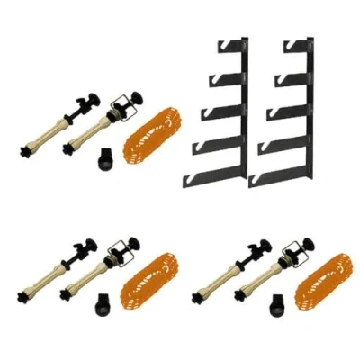 Abbildung von Walimex 5 fach Hintergrund Wandmontageset (3er Set)