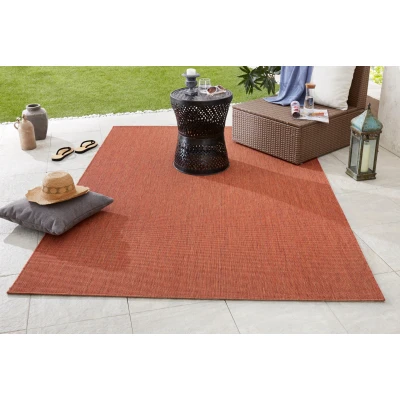 Abbildung von NORTHRUGS Teppich &quot;Match&quot;, rechteckig, In &amp; Outdoor, Kurzflor, Teppich, Modern, Unifarben, Wohnzimmer, Balkon