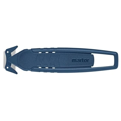 Abbildung von MARTOR 10 x Sicherheitsmesser, Verdeckte Klinge, SECUMAX 150 Metalldetektierbar, Profi Cuttermesser, Klebebandritzer, Leicht, Kunststoff, Rechts &amp; Linkshänder, GS Geprüft
