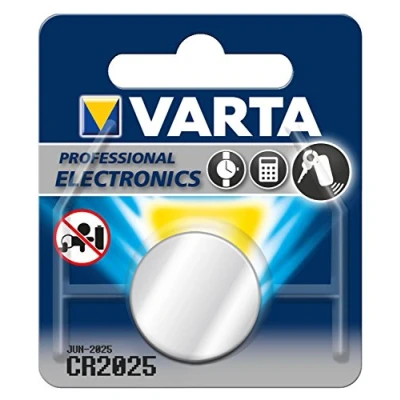Abbildung von VARTA 13501025 Batterie Electronics Lithium Knopfzelle CR2025 mit 3 Volt, Kapazität 170 mAh, für verschiedenste Geräte und Verbraucheranforderungen