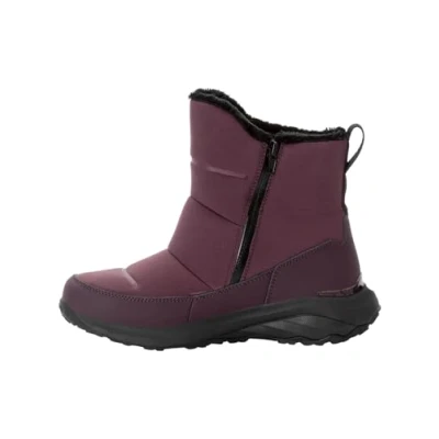 Abbildung von Jack Wolfskin Dromoventure Texapore Snowboot/Winterstiefel, Damen, Größe: 39, Granite black Lederimitat/textil