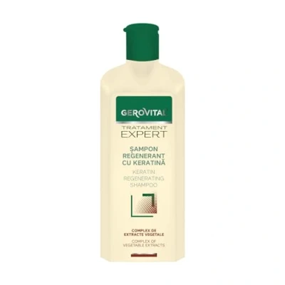 Abbildung von Gerovital Tratament Expert Regenerierendes Shampoo mit intensiver Reparaturwirkung, verleiht dem Haar Vitalität und Glanz, 400 ml