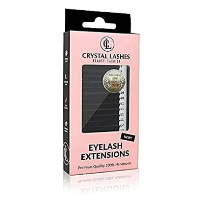 Abbildung von Wimpern EXTREME VOLUME CRYSTAL LASHES Mix 0.07 8 16mm D