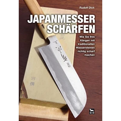 Abbildung von Japanmesser schärfen: Wie Sie Ihre Klingen mit traditionellen Wassersteinen richtig scharf machen