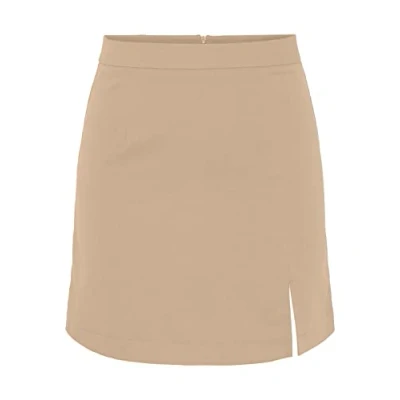Abbildung von Pieces Pcthelma Minirock, Damen, Größe: XS, Irish cream