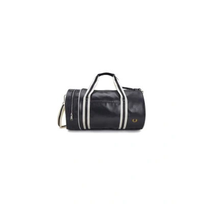 Abbildung von Fred Perry Barrel Reisetasche, Herren, Größe: One Size, Navy ecru