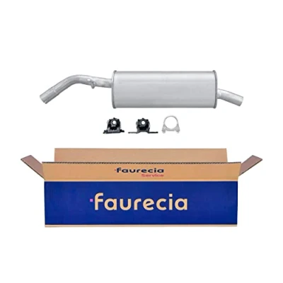 Abbildung von HELLA 8LD 366 027 541 Endschalldämpfer hinten mit Anbauteilen CITROËN: C3 I Schrägheck, Pluriel, PEUGEOT: 1007 Schrägheck
