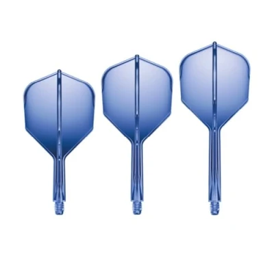 Abbildung von GOAT Air Blue Clear No6 Flights Inbetween, 3 Kunststoff Dartflights