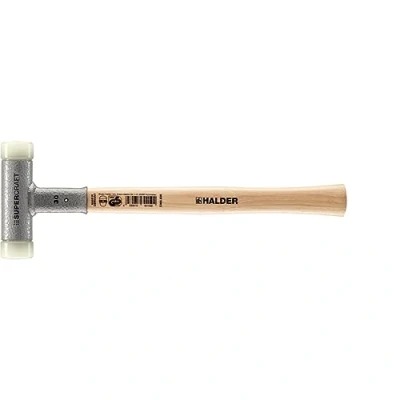 Abbildung von Halder SUPERCRAFT 3366.030 Gummihammer Ergonomischer Griff, hart, nicht rückprallend 460 g 330 mm 1 Stück