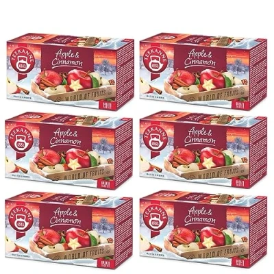 Abbildung von Teekanne &quot;Apple&amp;Cinnamon&quot; Tee mit Apfel und Zimtgeschmack (Geschenk von Dekond) 6 * 50g