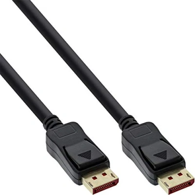 Abbildung von InLine DisplayPort 1.4 Kabel aktiv, 8K4K, schwarz, vergoldete Kontakte, 10m