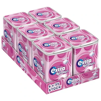 Abbildung von EXTRA® REFRESHERS Dose Bubblemint, erfrischendes Geschmackserlebnis, 6x35 Stück