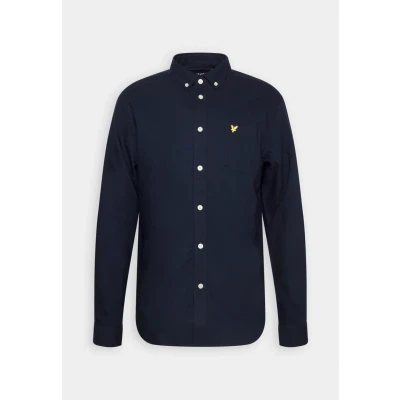 Abbildung von Lyle &amp; Scott Regular FIT Light Weight Oxford Hemd, Herren, Größe: Medium, Dark navy