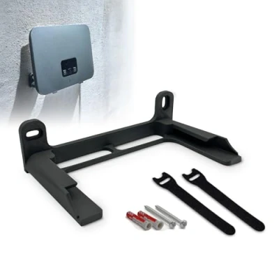 Abbildung von Wandhalterung für Telekom Router Speedport Smart 4 TypA TypB Plus Halterung Halter Wandhalter schwarz inkl. Befestigungsmaterial