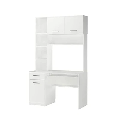 Abbildung von Vicco Schreibtisch Crossline, Weiß, 120.1 x 59.5 cm