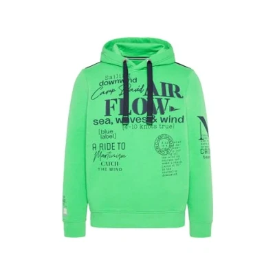 Abbildung von Camp David Herren Hoodie mit plakativen Logo Prints Electric Green M