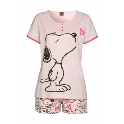 Abbildung von Peanuts Nachtwäsche Set, Damen, Größe: 56/58, Rosa