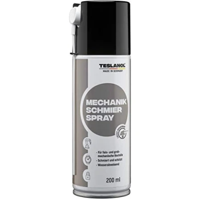 Abbildung von TESLANOL 26010 Universal Mechaniker Schmiermittel / Feinmechaniker Schmieröl für bewegliche Metallteile Sprühöl Schutz Wartung Pflege Schmierfett 200 ml