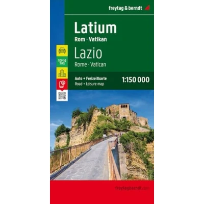 Abbildung von Latium Rom Vatikan, Autokarte 1:150.000, Top 10 Tips: Tips / Digitaler Index Cityplan Auto Freizeitkarte (freytag &amp; berndt + Freizeitkarten, Band 626)