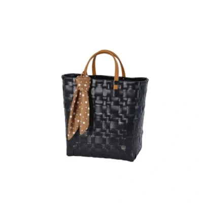 Abbildung von Handed By Einkaufskorb Shopper Bliss mit Schal Black