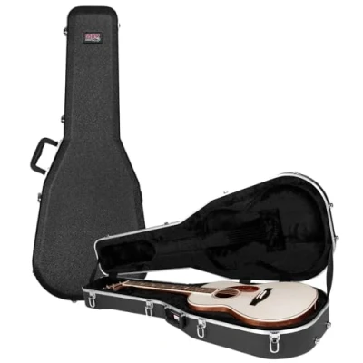 Abbildung von Gator Cases Leichter ABS Hartschalenkoffer für Parlor Style Gitarren, schwarz (GC PARLOR)