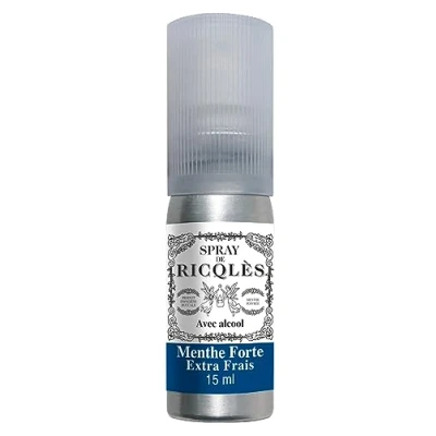 Abbildung von RICQLES Mundspray mit Alkohol frischer Atem starke Minze Taschenzerstäuber 15 ml
